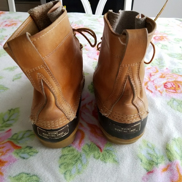 LL Bean Boots | VTG Lace Up Duck Boots - Picture 5 of 8